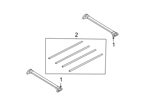 2005 Ford Escape Luggage Carrier Diagram