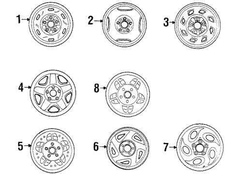 1994 Ford Ranger Wheels Diagram