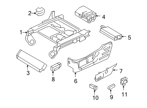 2009 Ford F-250 Super Duty Tracks & Components Diagram