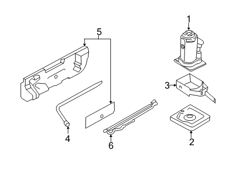 2020 Ford Transit-350 Jack & Components Diagram 1 - Thumbnail