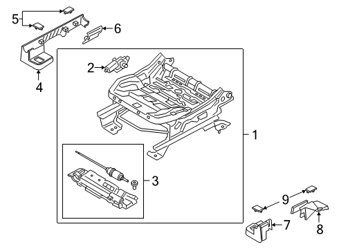 2022 Ford Escape Tracks & Components Diagram 4 - Thumbnail