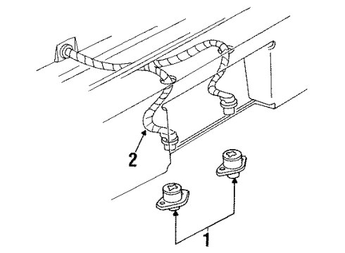 1997 Mercury Grand Marquis License Lamps Diagram