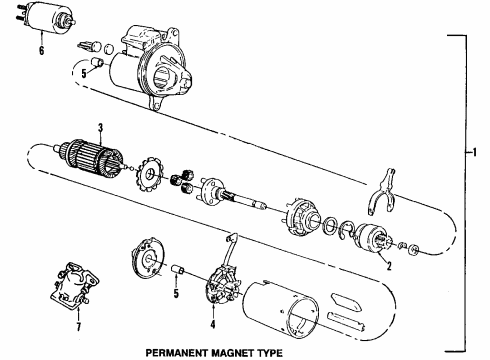 1993 Lincoln Continental Starter Diagram