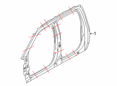 2022 Ford F-150 Aperture Panel Diagram