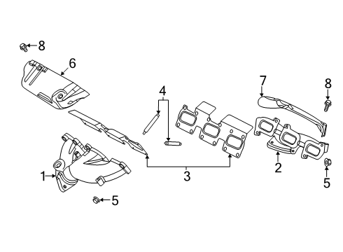 2022 Ford Police Interceptor Utility Exhaust Manifold Diagram