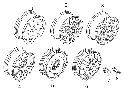 2019 Ford Fiesta Wheels Diagram