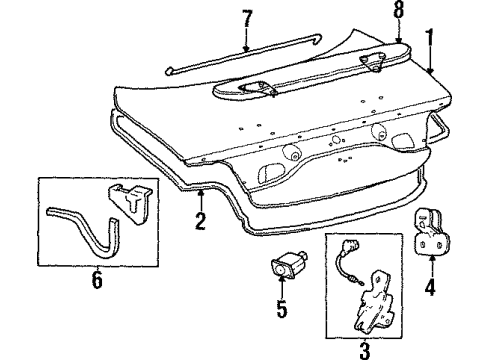 1997 Ford Taurus Trunk Diagram