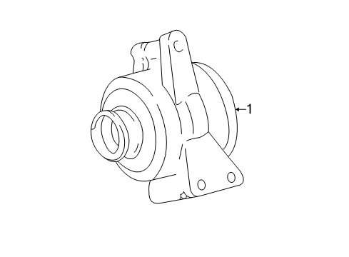 2005 Ford Freestyle Alternator Diagram for 5F9Z-10346-BA
