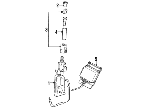 1998 Ford Taurus Antenna & Radio Diagram