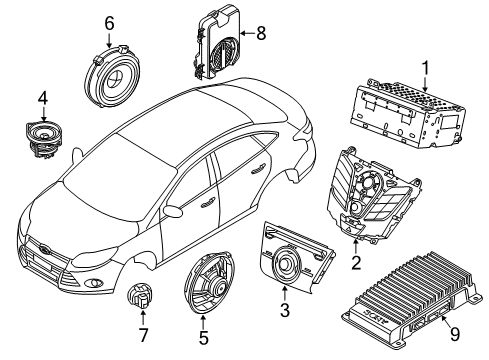 2015 Ford Focus Sound System Diagram