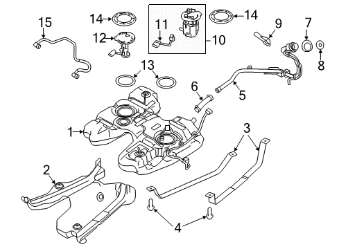 2013 Ford Edge Fuel Supply Diagram