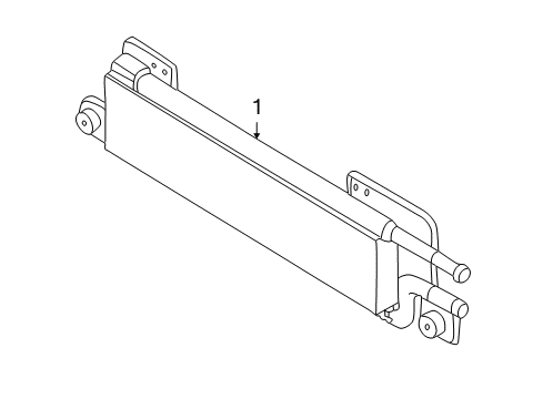 2003 Ford Escape Transmission Cooler Diagram for YL8Z-7A095-CA