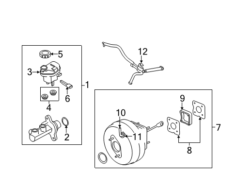 2012 Lincoln MKT Dash Panel Components Diagram