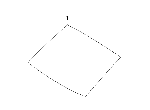 2019 Ford Fiesta Back Glass Diagram