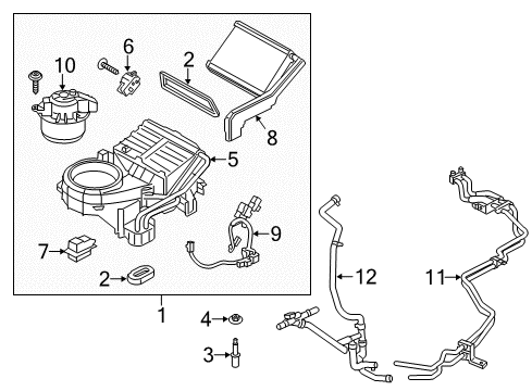 2017 Ford Transit-150 Rear Heater Diagram