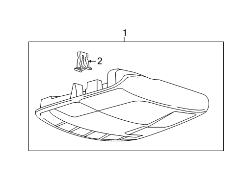 2014 Ford Fusion Overhead Console Diagram