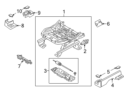 2022 Ford Escape Tracks & Components Diagram 2 - Thumbnail