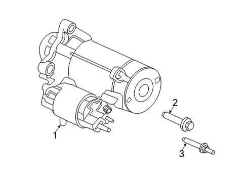 2021 Ford F-250 Super Duty Starter Diagram
