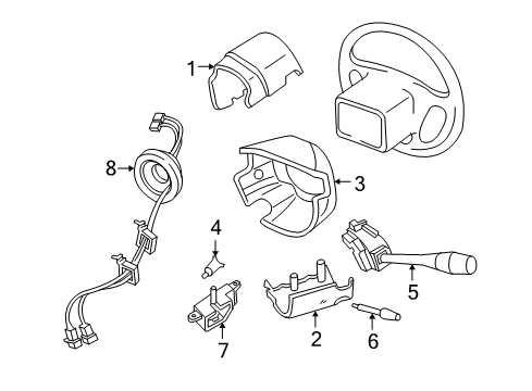 2005 Mercury Monterey Ignition Lock Diagram