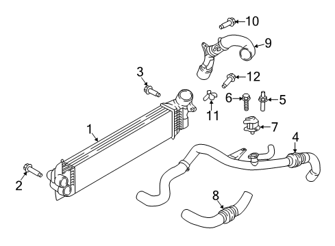 2018 Lincoln MKZ Intercooler Diagram
