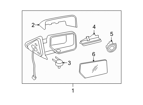 2009 Ford Expedition Outside Mirrors Diagram