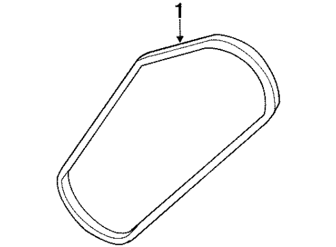 1993 Mercury Villager Belts & Pulleys Diagram