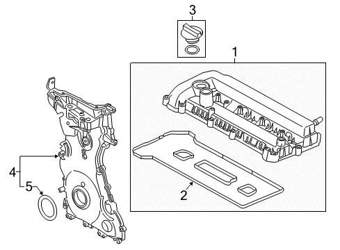 2018 Ford Escape Valve & Timing Covers Diagram 3 - Thumbnail