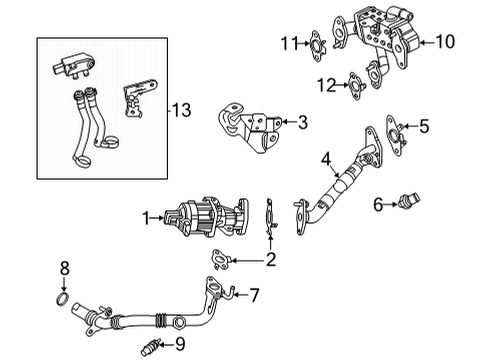 2022 Ford Maverick EGR System Diagram 1 - Thumbnail