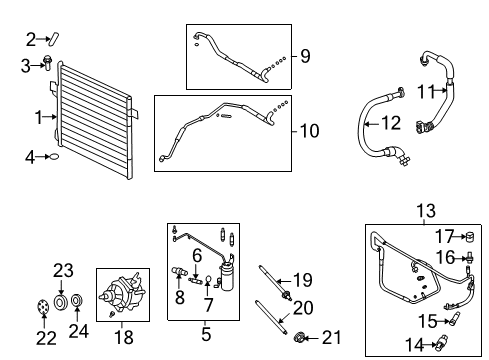 2006 Ford Explorer Compressor Diagram for AL2Z-19703-B