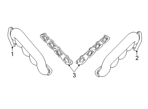 2002 Lincoln LS Exhaust Manifold Diagram