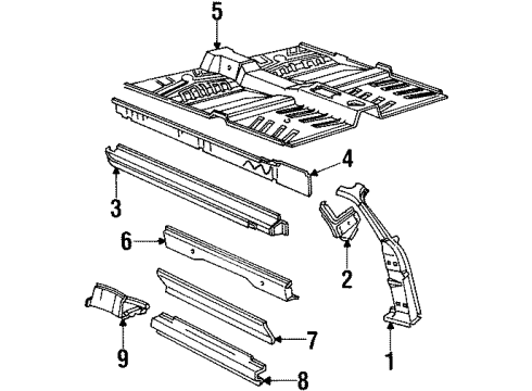 1985 Ford EXP Alternator Belt Diagram for E4FZ-8620-C