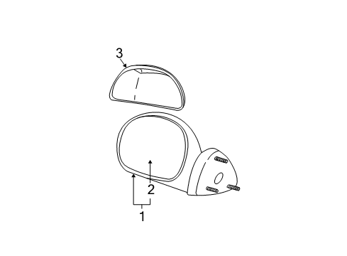 2003 Ford F-150 Outside Mirrors Diagram
