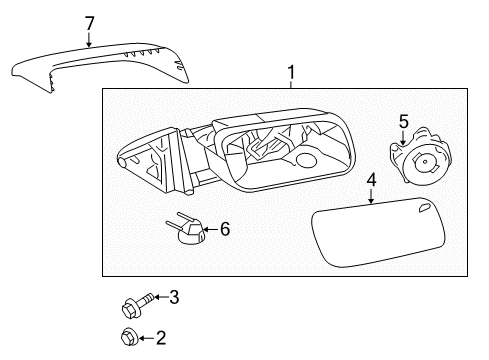 2017 Ford Flex Outside Mirrors Diagram
