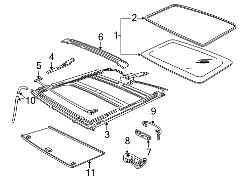 2000 Ford Expedition Sunroof Diagram