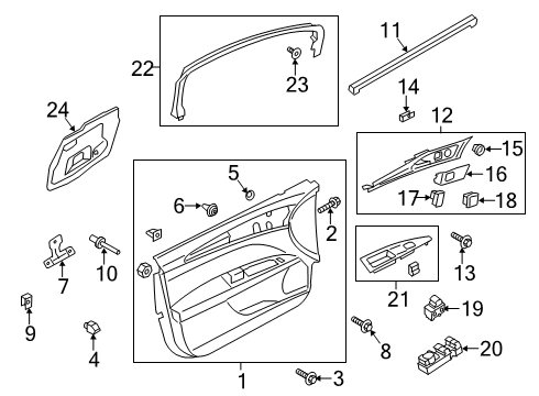2014 Ford Fusion Rear Door Diagram