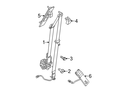 2019 Ford Fiesta Seat Belt Diagram