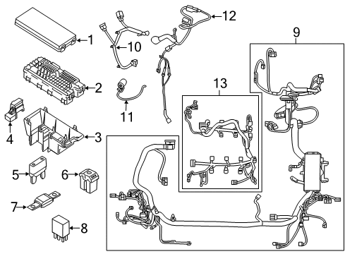 2016 Lincoln MKC Fuse & Relay Diagram