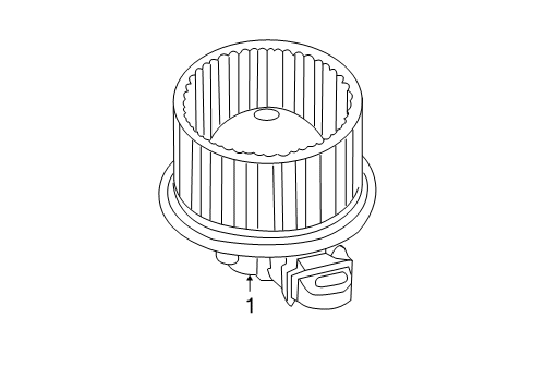 2010 Mercury Mariner Blower Motor & Fan, Air Condition Diagram 2 - Thumbnail