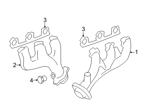 2007 Mercury Mountaineer Exhaust Manifold Diagram