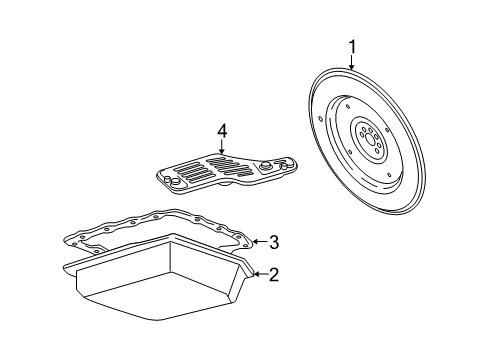 2014 Ford Mustang Flywheel Diagram for BR3Z-6477-B