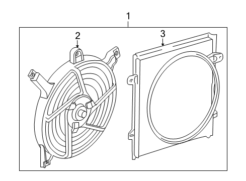 2011 Ford Ranger Cooling System, Radiator, Water Pump, Cooling Fan Diagram 1 - Thumbnail