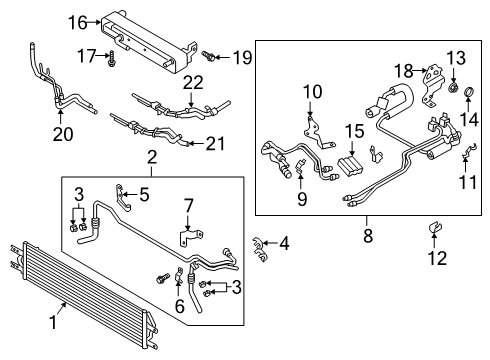 2022 Ford Police Interceptor Utility Trans Oil Cooler Diagram