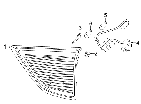 2017 Ford C-Max Bulbs Diagram