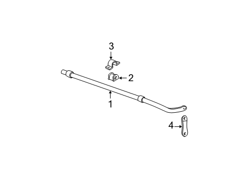 2005 Lincoln Navigator Rear Suspension Components, Lower Control Arm, Upper Control Arm, Ride Control, Stabilizer Bar Diagram