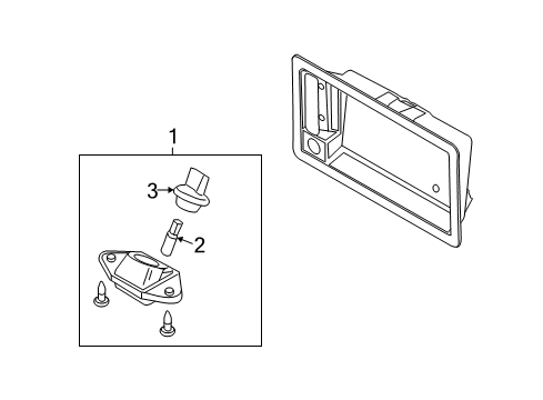 2013 Ford E-250 License Lamps Diagram