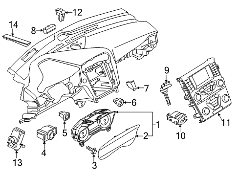 2014 Ford Fusion Automatic Temperature Controls Diagram