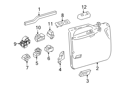 2009 Ford F-250 Super Duty Back Glass Diagram