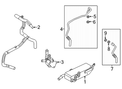 2022 Ford Bronco Sport Trans Oil Cooler Diagram