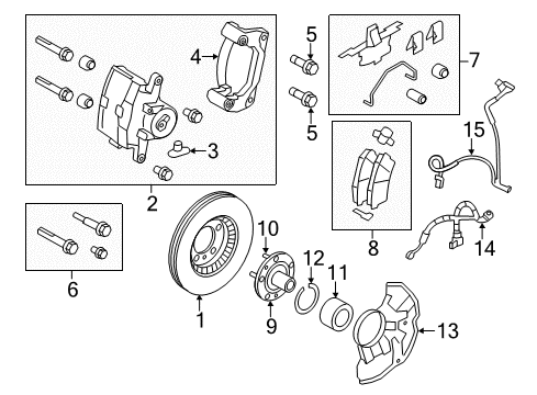 2006 Lincoln Zephyr Anti-Lock Brakes Diagram