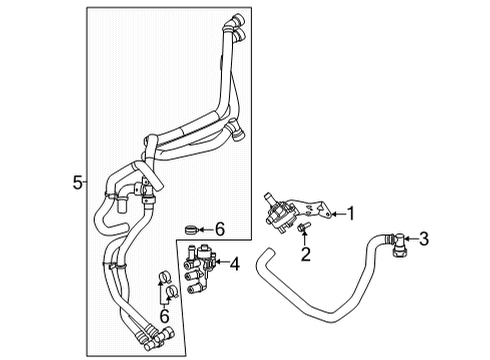 2021 Ford F-150 Heater Core & Control Valve Diagram 9 - Thumbnail